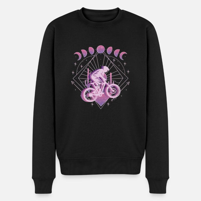 Vaporwave Space Descente - Pull Premium bio Homme - noir