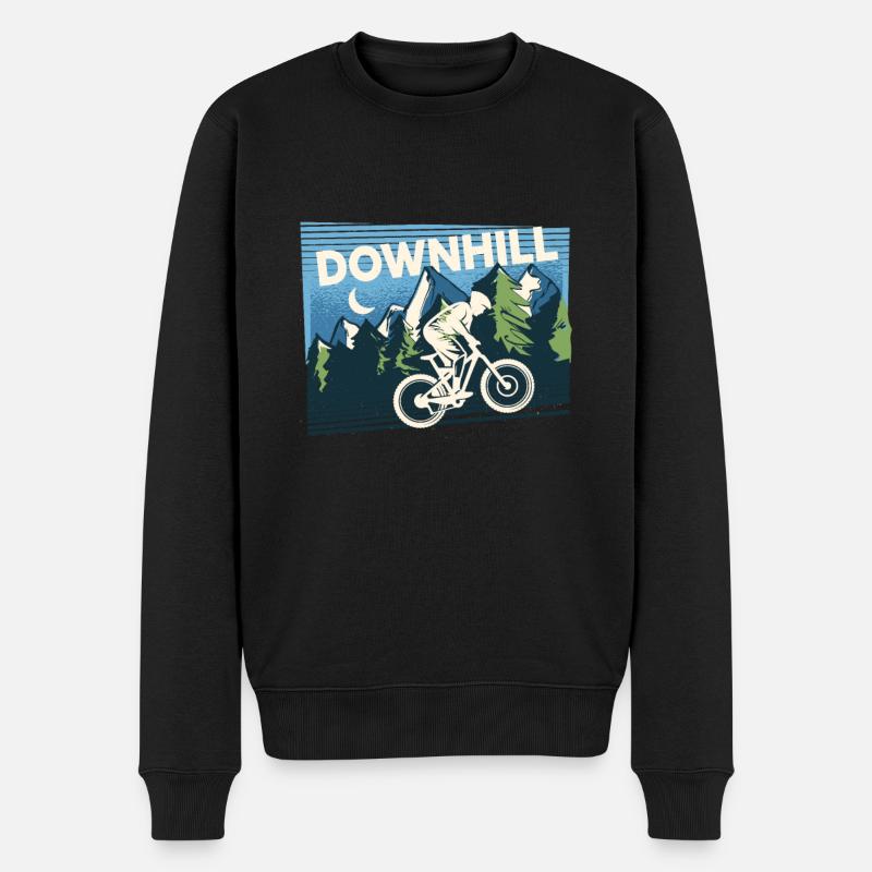 VTT de descente - Pull Premium bio Homme - noir