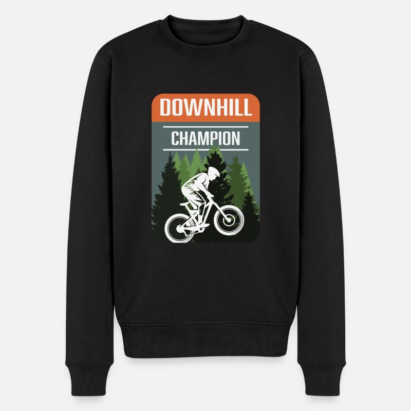 Champion de descente - Pull Premium bio Homme - noir