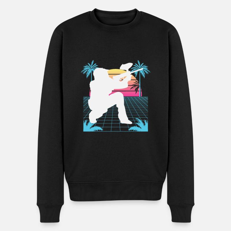Vaporwave Paintball - Pull Premium bio Homme - noir