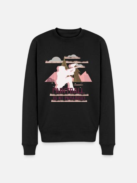 Paintball Paintball Player - Men's Premium Organic Jumper - black