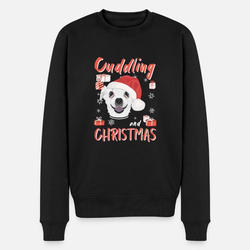 Chihuahua Joyeux Noël - Pull Premium bio Homme - noir