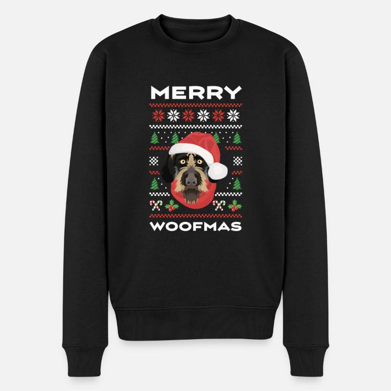 German Wirehair Joyeux Noël - Pull Premium bio Homme - noir