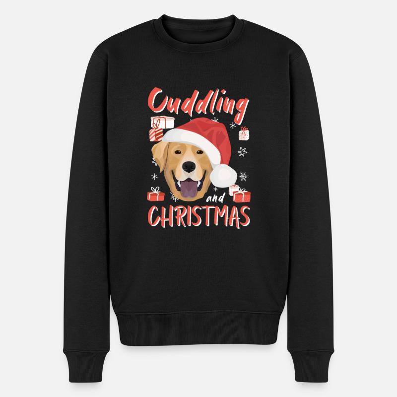 Joyeux Noël Labrador - Pull Premium bio Homme - noir
