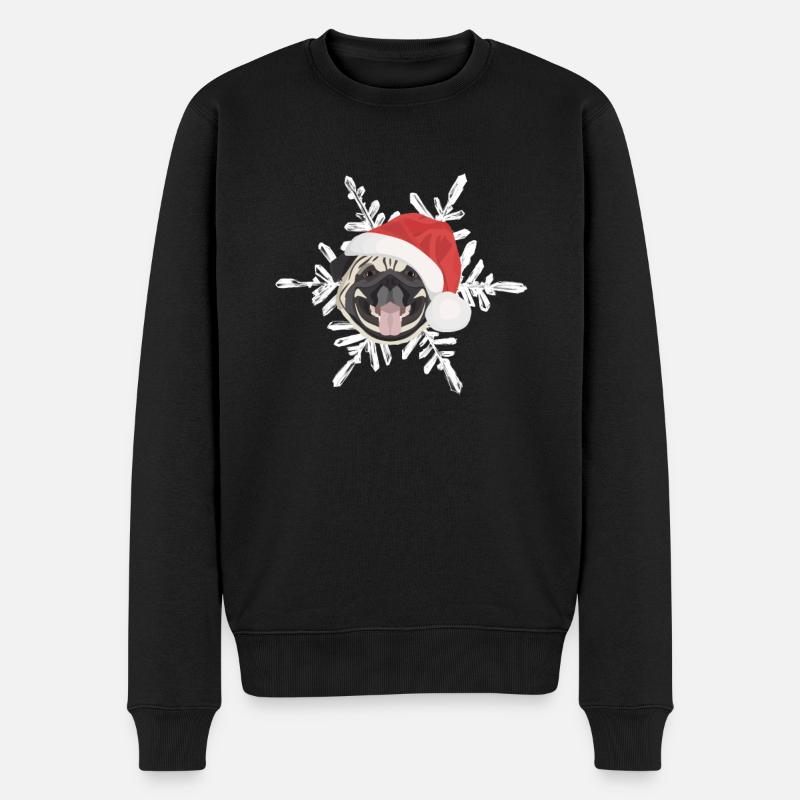 Carlin Joyeux Noël - Pull Premium bio Homme - noir