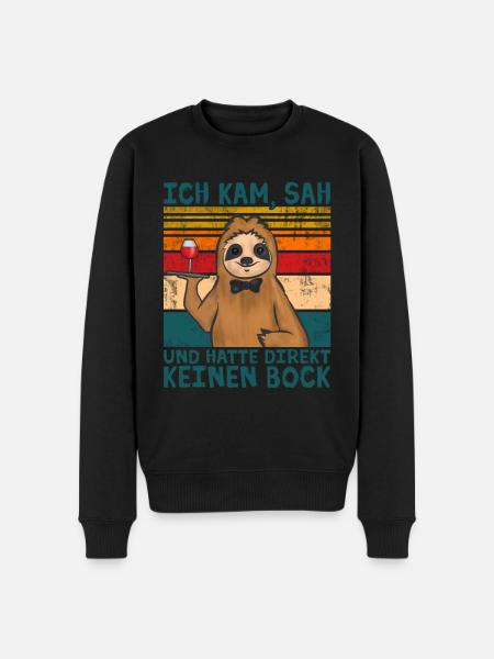 Kellner Bedienung - Männer Premium Bio Pullover - Schwarz