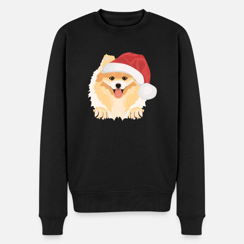 Joyeux Noël de Poméranie - Pull Premium bio Homme - noir