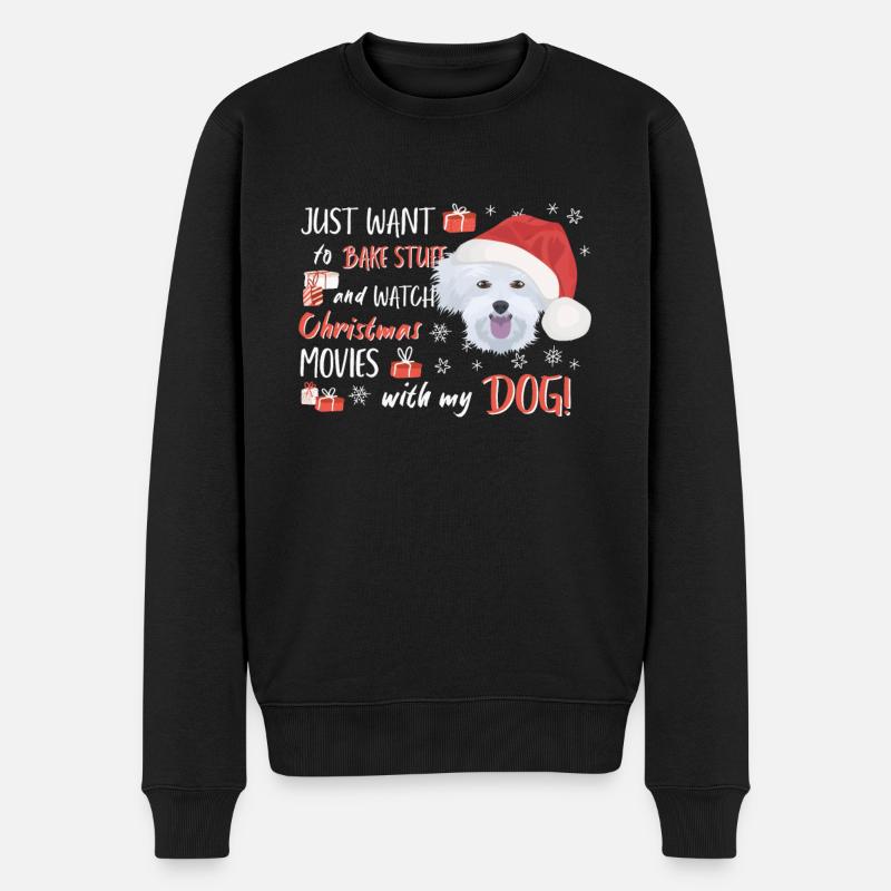 Malteser Joyeux Noël - Pull Premium bio Homme - noir
