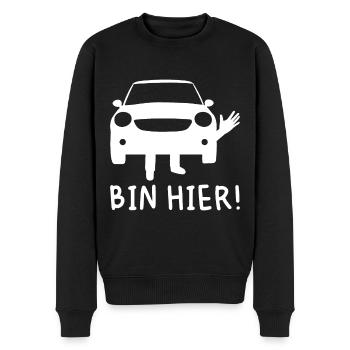 KFZ Mechaniker Sprüche Mechatroniker Schrauber - Männer Premium Bio Pullover - Schwarz - Vorne - Nico (187cm)