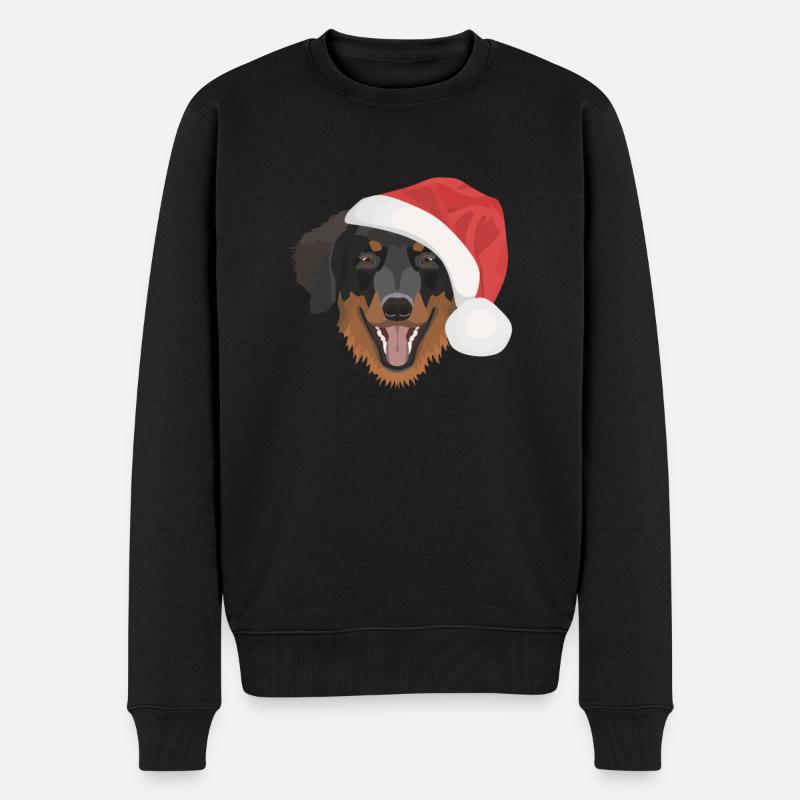 Hovawart Joyeux Noël - Pull Premium bio Homme - noir