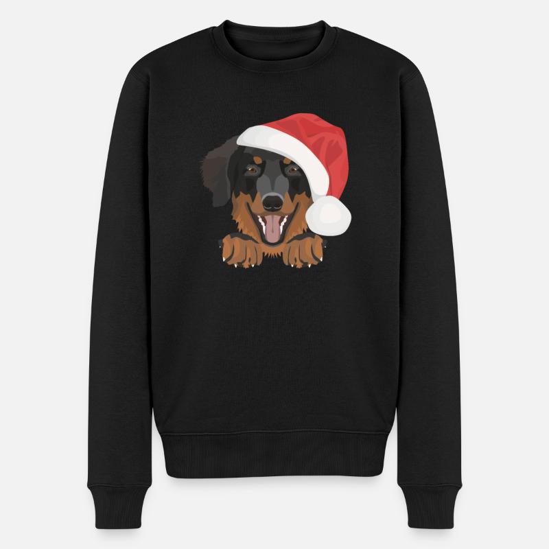 Hovawart Joyeux Noël - Pull Premium bio Homme - noir