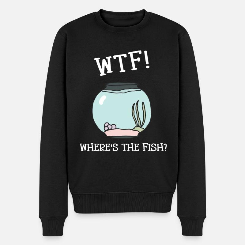 Aquarianer Aquarium - Männer Premium Bio Pullover - Schwarz
