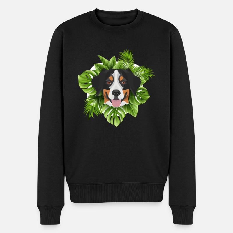 Bouvier bernois tropical - Pull Premium bio Homme - noir