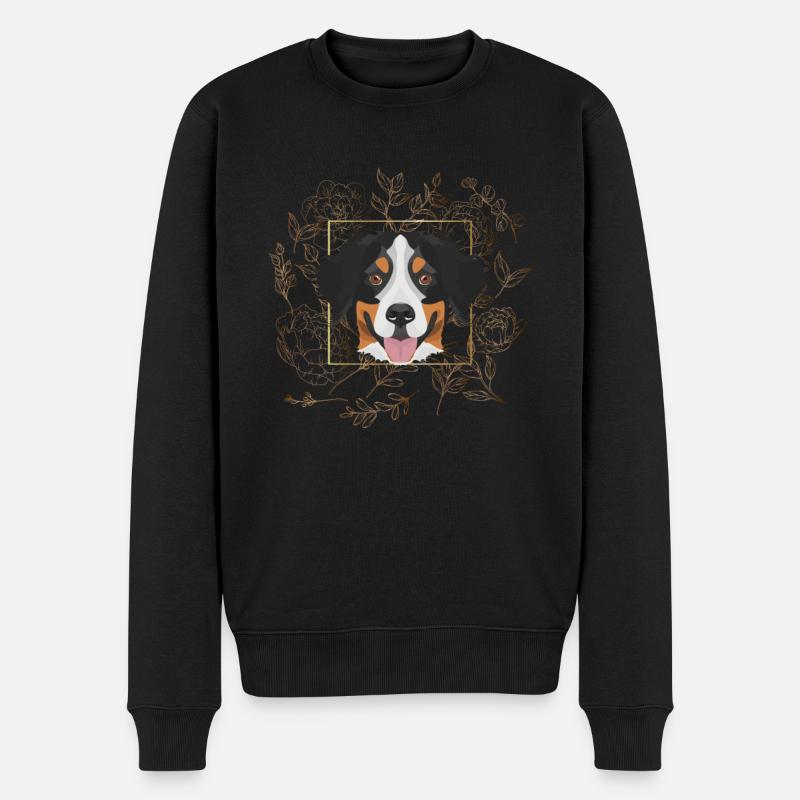 Golden Dog Bouvier Bernois - Pull Premium bio Homme - noir