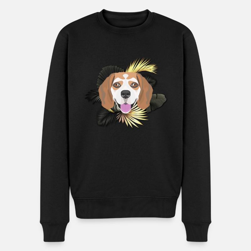 Chien d’or Beagle - Pull Premium bio Homme - noir