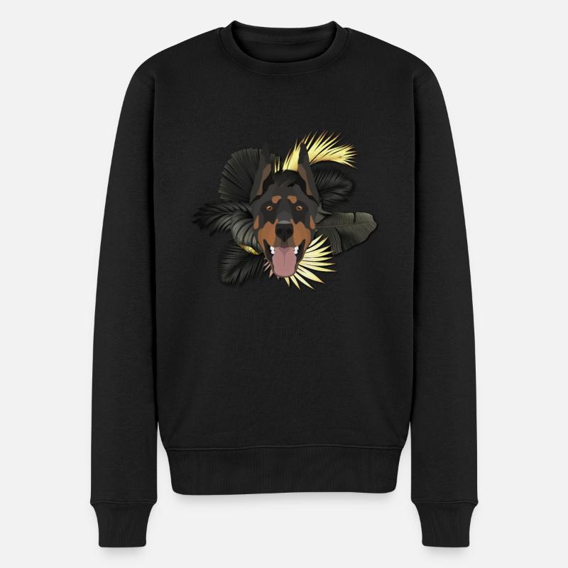 Golden Dog Doberman - Pull Premium bio Homme - noir