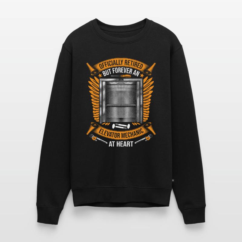 Elevator Mechanic Elevator Elevator Men's Premium Organic Jumper