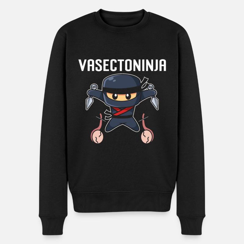 Urologue de vasectomie - Pull Premium bio Homme - noir