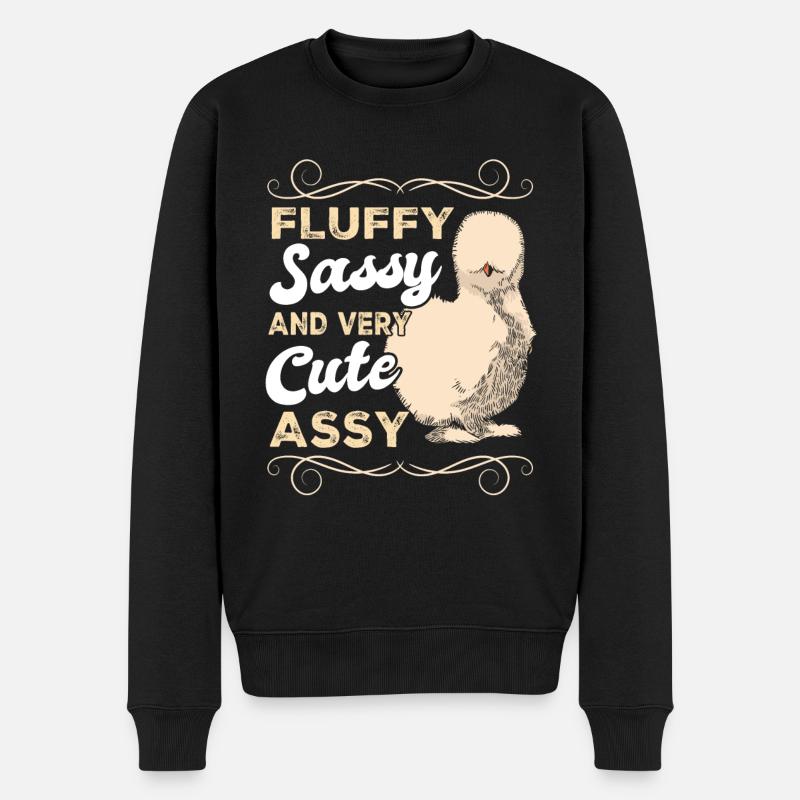 Poulet soyeux - Pull Premium bio Homme - noir