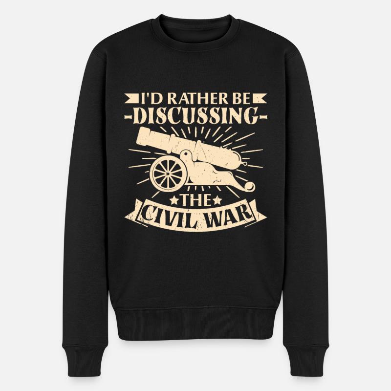 Historien - Pull Premium bio Homme - noir