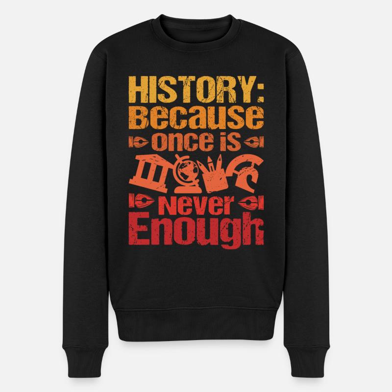 Historien - Pull Premium bio Homme - noir