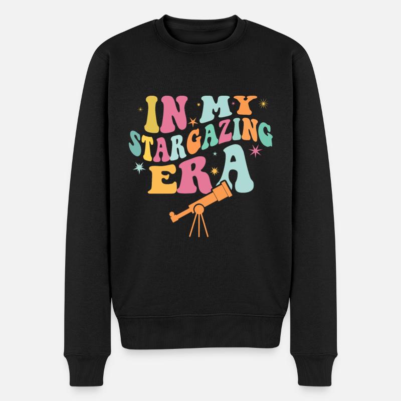 Stargazing Teleskop Astronomie Stargazer - Männer Premium Bio Pullover - Schwarz