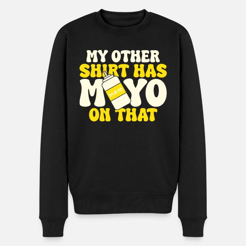 Mayo Lover mayonnaise - Männer Premium Bio Pullover - Schwarz