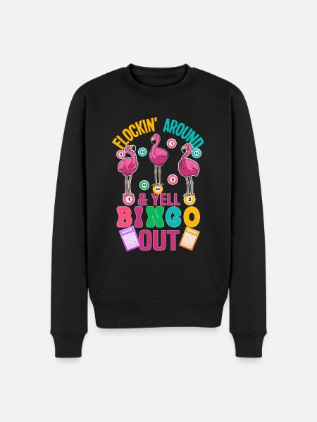 Bingo - Men's Premium Organic Jumper - black