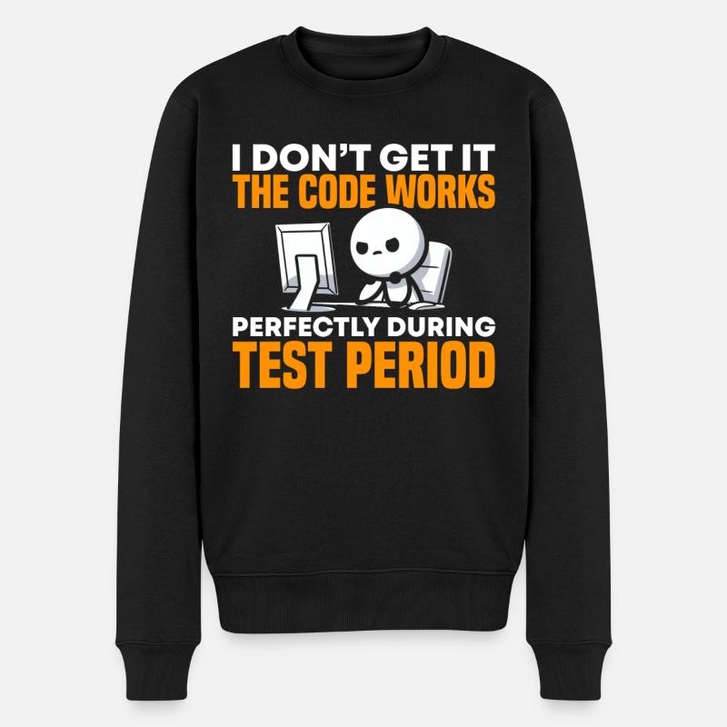 Computer Programmer Computer Programming - Men's Premium Organic Jumper - black