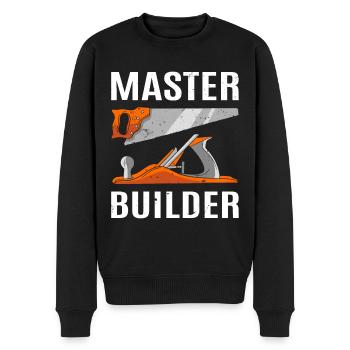 Carpenter Carpentry Woodworker - Männer Premium Bio Pullover - Schwarz - Vorne - Nico (187cm)