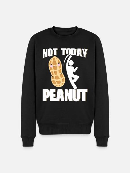 Peanut allergic allergy - Men's Premium Organic Jumper - black