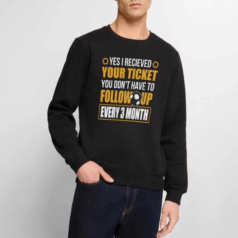 Help Desk Tech Support Men's Premium Organic Jumper