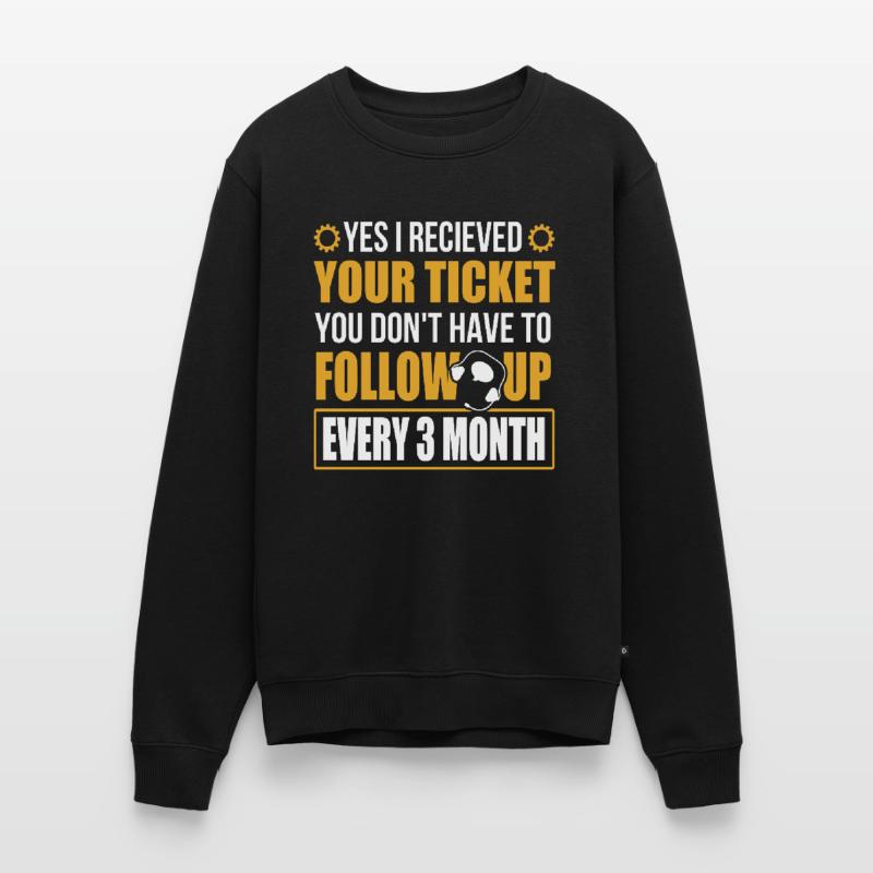 Help Desk Tech Support Men's Premium Organic Jumper