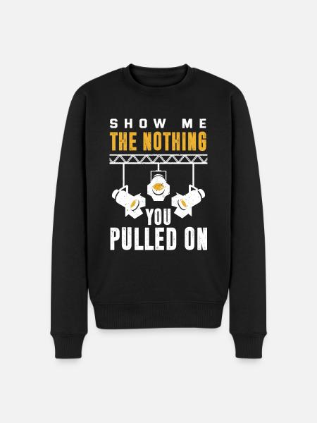 Funny Lighting Technician - Men's Premium Organic Jumper - black
