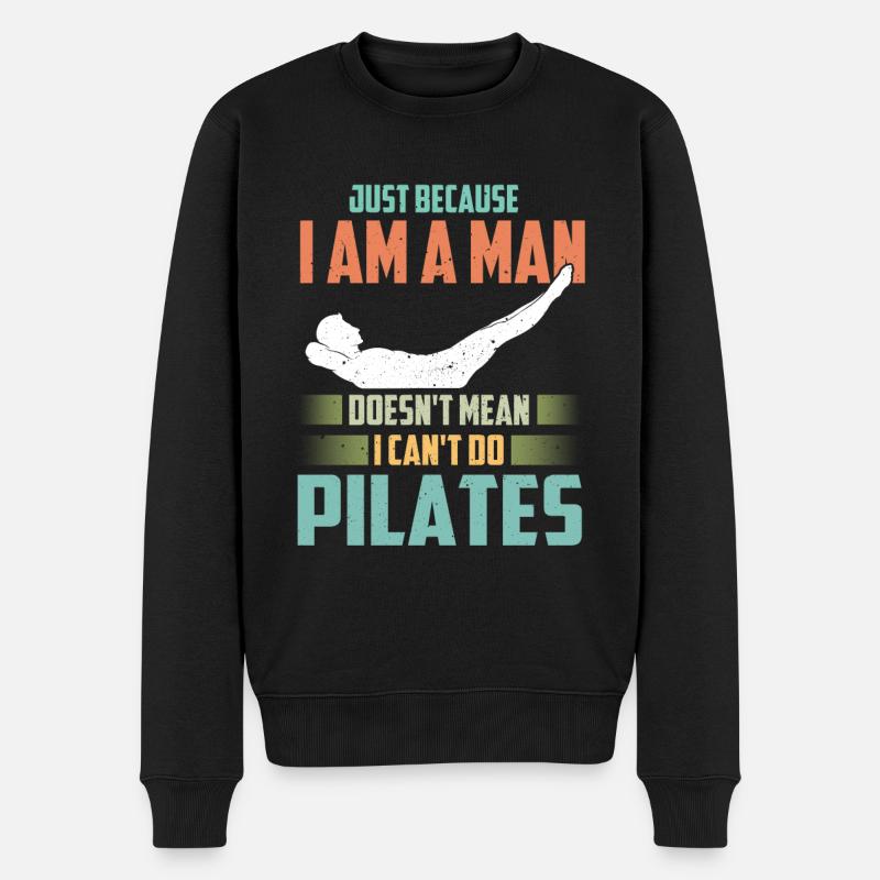 Pilates - Pull Premium bio Homme - noir