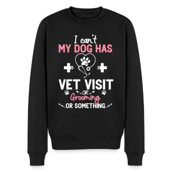 Dog mom - Männer Premium Bio Pullover - Schwarz - Vorne - Nico (187cm)