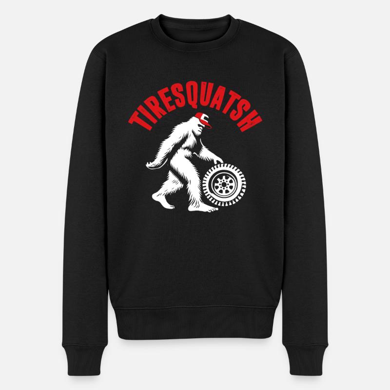 Tire Guy - Männer Premium Bio Pullover - Schwarz