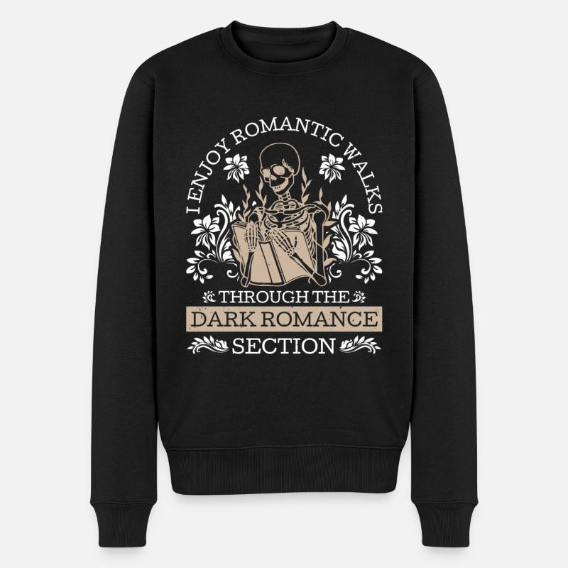 Dark Romance Smut Reader - Men's Premium Organic Jumper - black