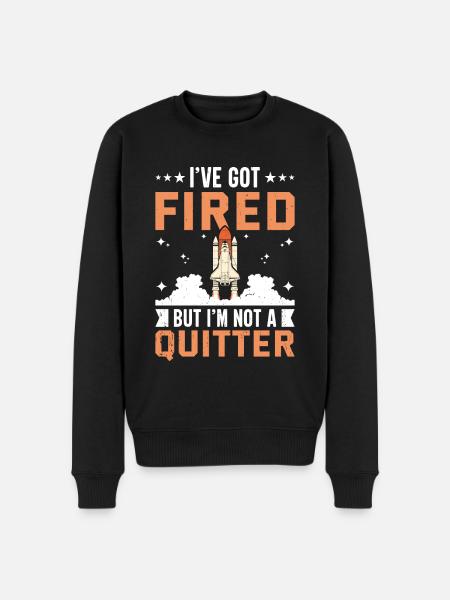 Astronaut Space man - Männer Premium Bio Pullover - Schwarz