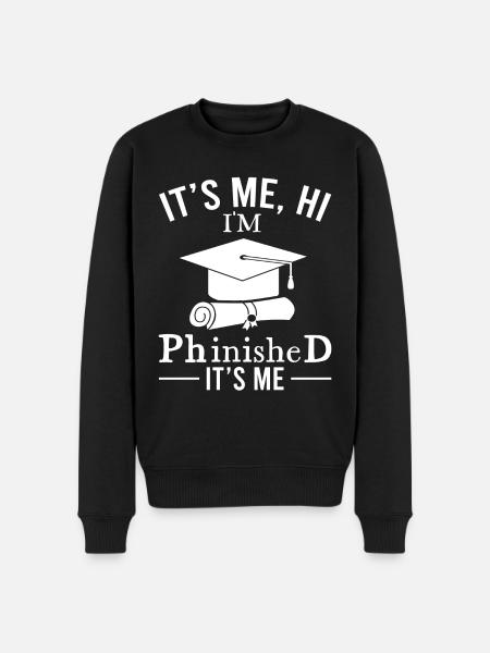 Dissertation student - Männer Premium Bio Pullover - Schwarz