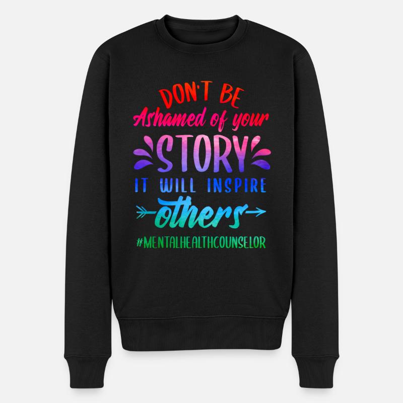Mental health Counselor - Männer Premium Bio Pullover - Schwarz