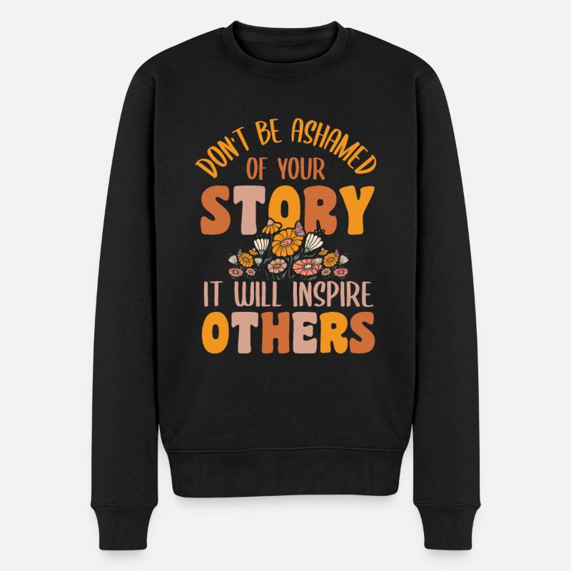 Social worker - Männer Premium Bio Pullover - Schwarz