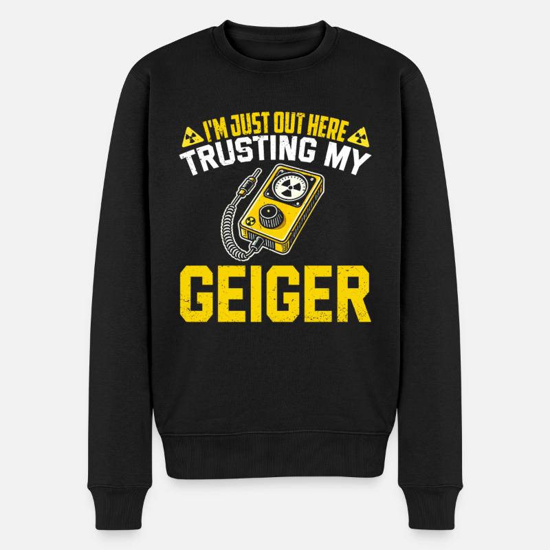 Nuclear engineering engineer - Männer Premium Bio Pullover - Schwarz