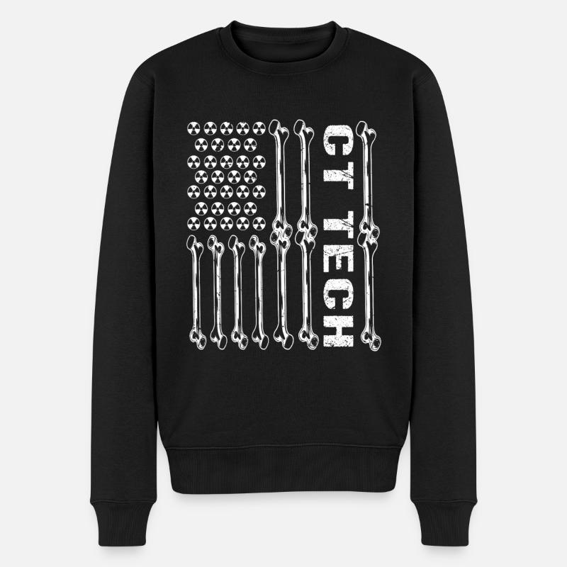 Tomodensitométrie CT Tech - Pull Premium bio Homme - noir
