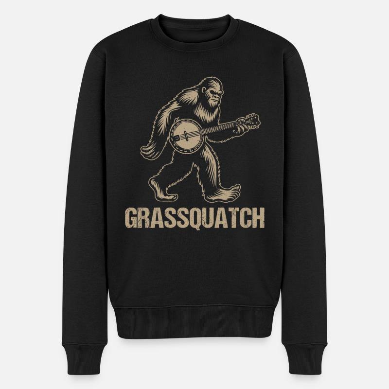 Bluegrass Banjo - Pull Premium bio Homme - noir