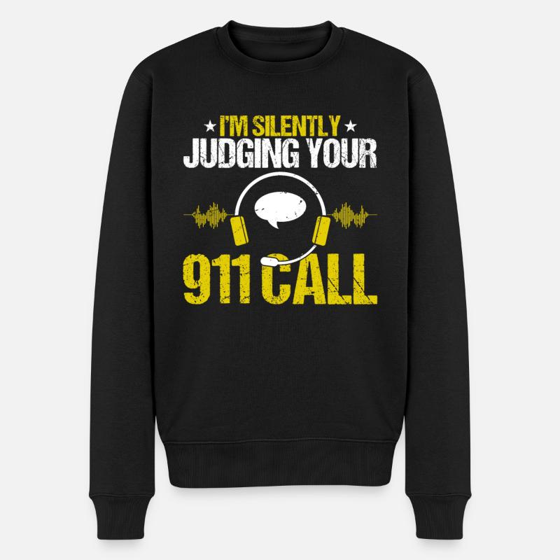 Dispatch Operator - Men's Premium Organic Jumper - black