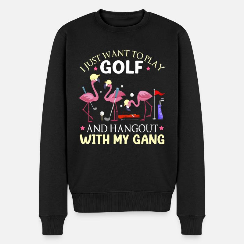 Golf Golfeuse - Pull Premium bio Homme - noir