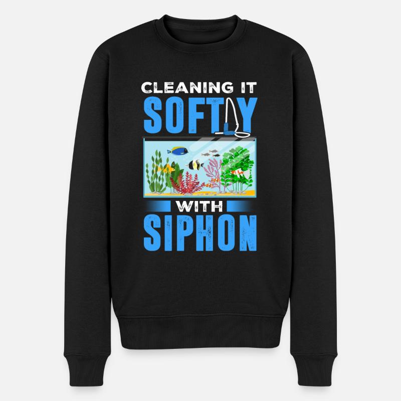 Aquarist - Männer Premium Bio Pullover - Schwarz
