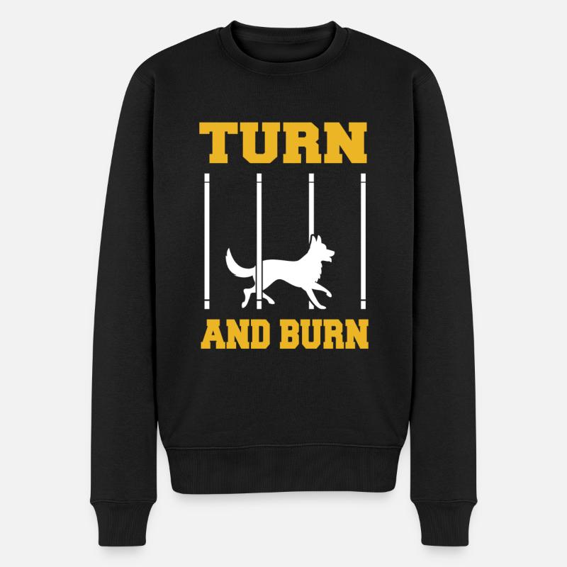 Agilité canine - Pull Premium bio Homme - noir