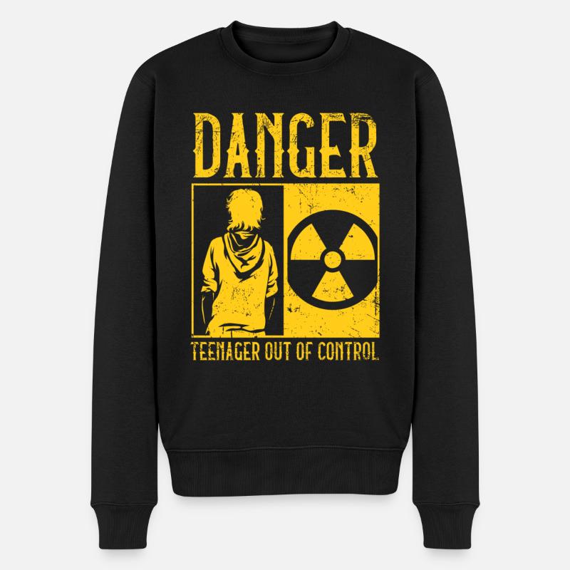 Adolescent - Pull Premium bio Homme - noir